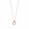 TIFFANY  PALOMAS MELODY MINI PENDANT IN 18K ROSE GOLD