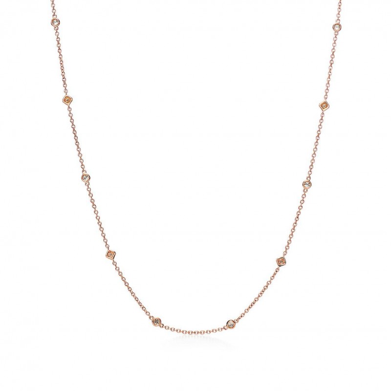 TIFFANY  SQUARE CHAIN NECKLACE