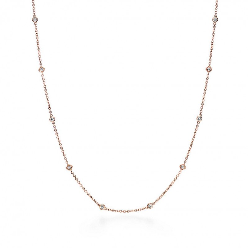 TIFFANY  SQUARE CHAIN NECKLACE