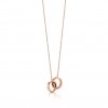 TIFFANY 1837® INTERLOCKING CIRCLES PENDANT IN ROSE GOLD, SMALL