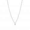 TIFFANY SOLITAIRE DIAMOND PENDANT IN PLATINUM