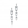 TIFFANY HARDWEAR GRADUATED LINK EARRINGS