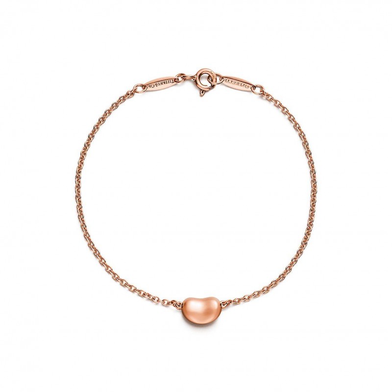 TIFFANY ELSA PERETTI® BEAN® DESIGN BRACELET IN ROSE GOLD, 9 MM