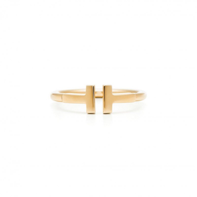 TIFFANY T WIRE RING IN 18K GOLD