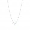 TIFFANY  ELSA PERETTI® DIAMONDS BY THE YARD® SINGLE DIAMOND PENDANT IN SILVER