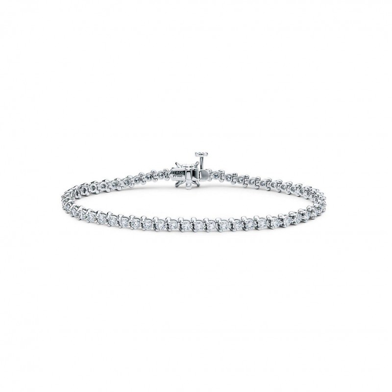 TIFFANY VICTORIA® TENNIS BRACELET IN PLATINUM WITH DIAMONDS