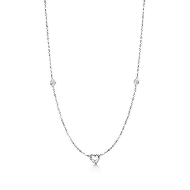 TIFFANY  ELSA PERETTI® DIAMONDS BY THE YARD® OPEN HEART NECKLACE