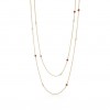 TIFFANY Elsa Peretti® Color by the Yard Sprinkle Necklace in Gold with Rubies and Diamonds