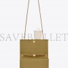 YSL KATE MEDIUM CHAIN BAG IN GRAIN DE POUDRE EMBOSSED LEATHER 364021BOW0W3321 (24*14.5*5.5cm)