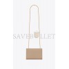 YSL KATE SMALL CHAIN BAG IN GRAIN DE POUDRE EMBOSSED LEATHER 469390BOW012721 (20*12.5*5cm)