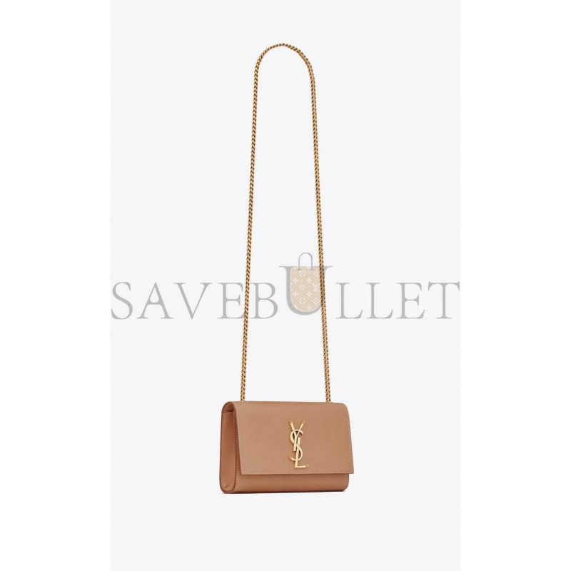 YSL KATE SMALL CHAIN BAG IN VINTAGE LEATHER 469390BWR6W2725 (20*12.5*5cm)