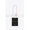 YSL KATE SMALL CHAIN BAG WITH TASSEL IN GRAIN DE POUDRE EMBOSSED LEATHER 474366BOW0J1000 (20*12.5*5cm)