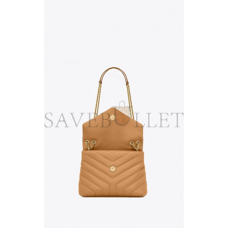 YSL LOULOU SMALL CHAIN BAG IN QUILTED LEATHER 494699DV7272357 (23*17*9cm)