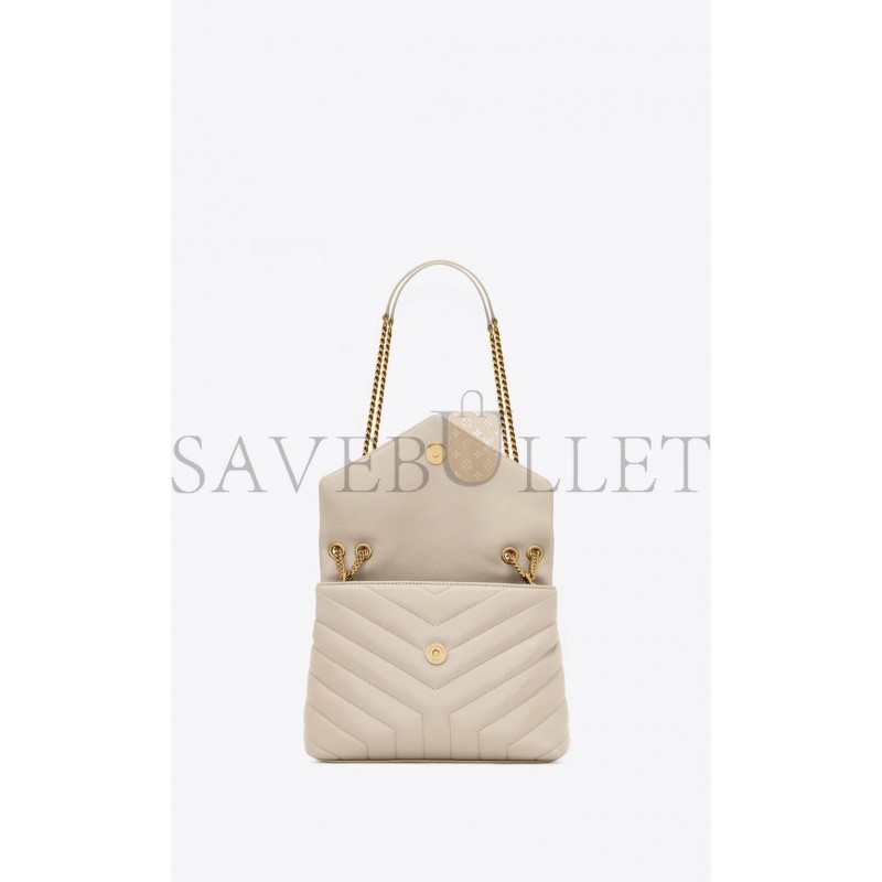 YSL LOULOU SMALL CHAIN BAG IN QUILTED &QUOT;Y&QUOT; LEATHER 494699DV7279207 (23*17*9cm)