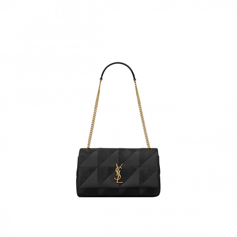 YSL JAMIE MEDIUM CHAIN BAG IN LAMBSKIN AND SUEDE 515821COPP71000 (25*15*7.5cm)