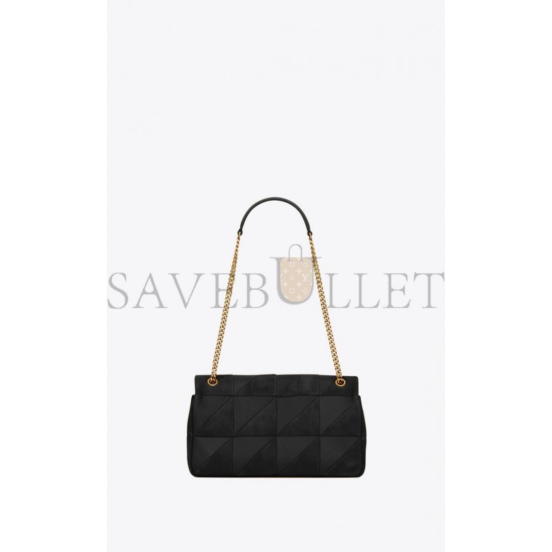 YSL JAMIE MEDIUM CHAIN BAG IN LAMBSKIN AND SUEDE 515821COPP71000 (25*15*7.5cm)