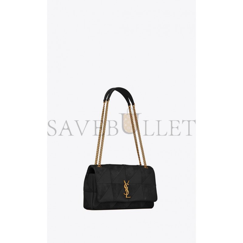 YSL JAMIE MEDIUM CHAIN BAG IN LAMBSKIN AND SUEDE 515821COPP71000 (25*15*7.5cm)