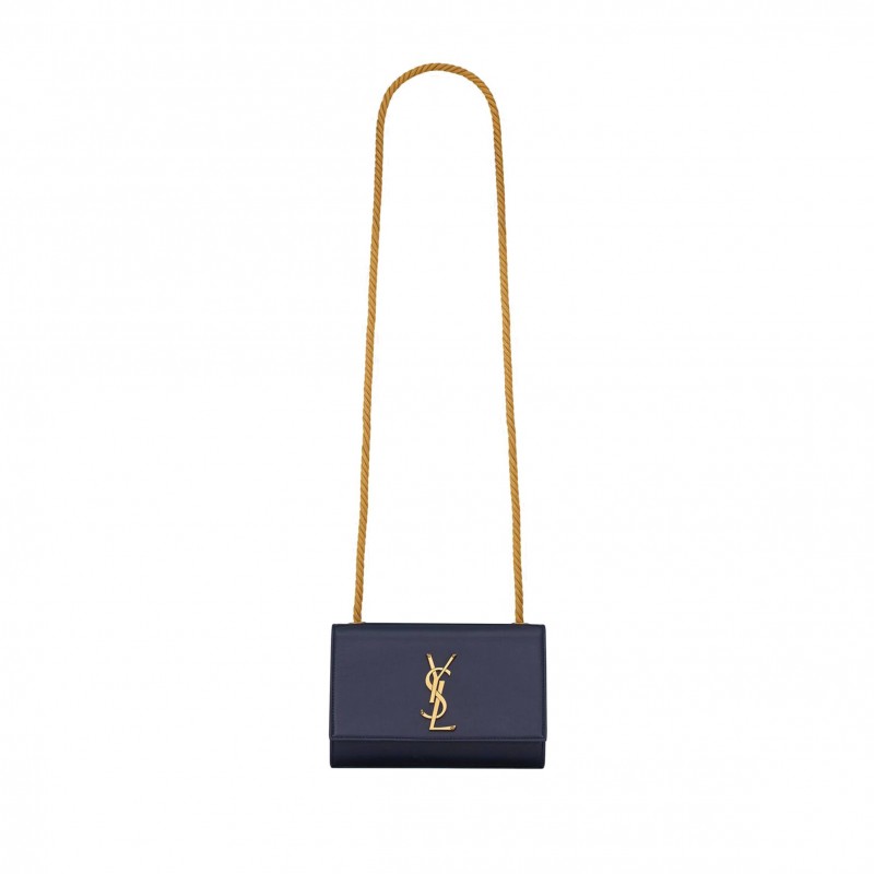 YSL KATE SMALL CHAIN BAG IN SOFT LEATHER 517023AAAYZ4147 (20*12.5*5cm)