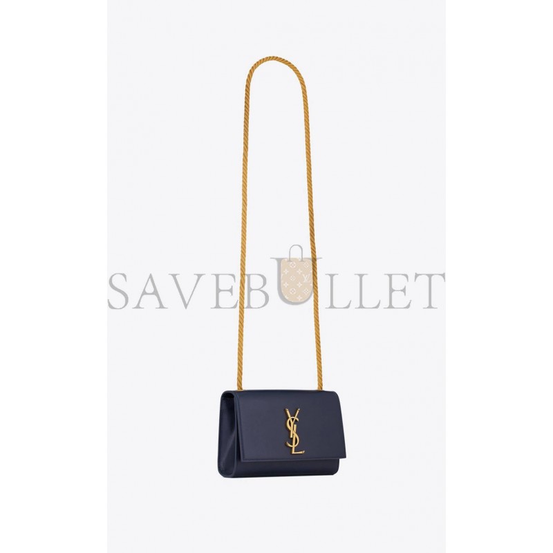 YSL KATE SMALL CHAIN BAG IN SOFT LEATHER 517023AAAYZ4147 (20*12.5*5cm)