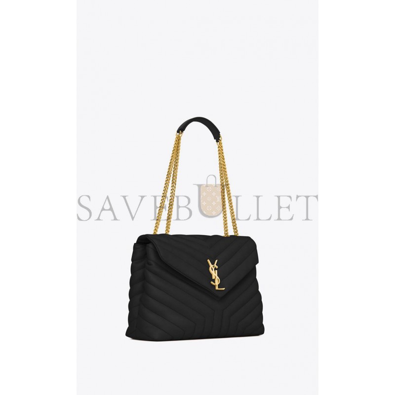 YSL LOULOU MEDIUM CHAIN BAG IN QUILTED LEATHER 574946DV7271000 (32*22*12cm)