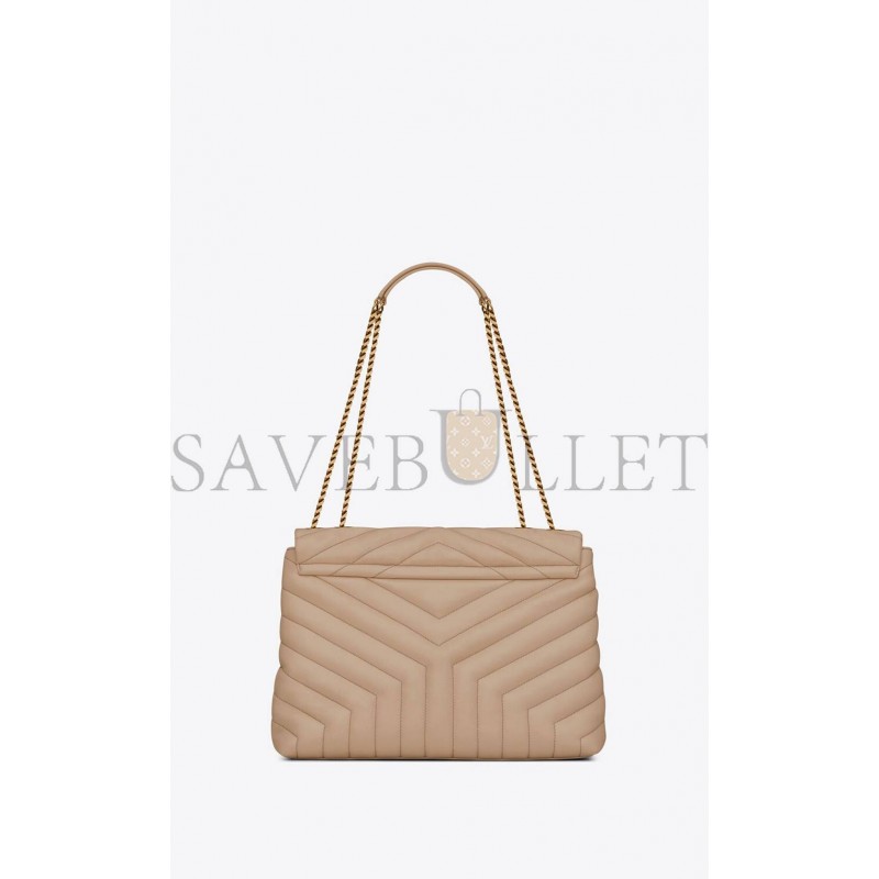 YSL LOULOU MEDIUM CHAIN BAG IN QUILTED LEATHER 574946DV7272721 (32*22*12cm)