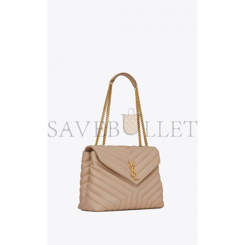 YSL LOULOU MEDIUM CHAIN BAG IN QUILTED LEATHER 574946DV7272721 (32*22*12cm)