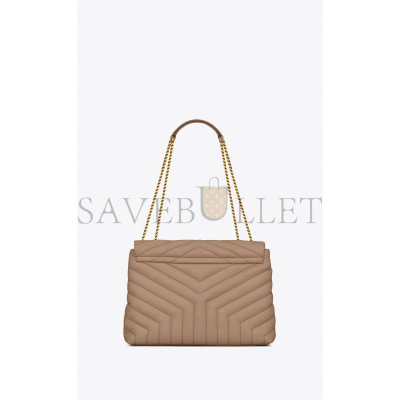 YSL LOULOU MEDIUM CHAIN BAG IN QUILTED LEATHER 574946DV7272826 (32*22*12cm)