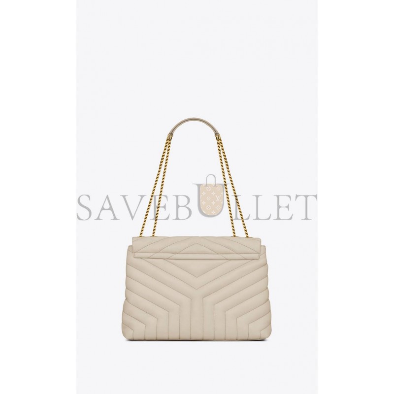 YSL LOULOU MEDIUM CHAIN BAG IN QUILTED LEATHER 574946DV7279207 (32*22*12cm)