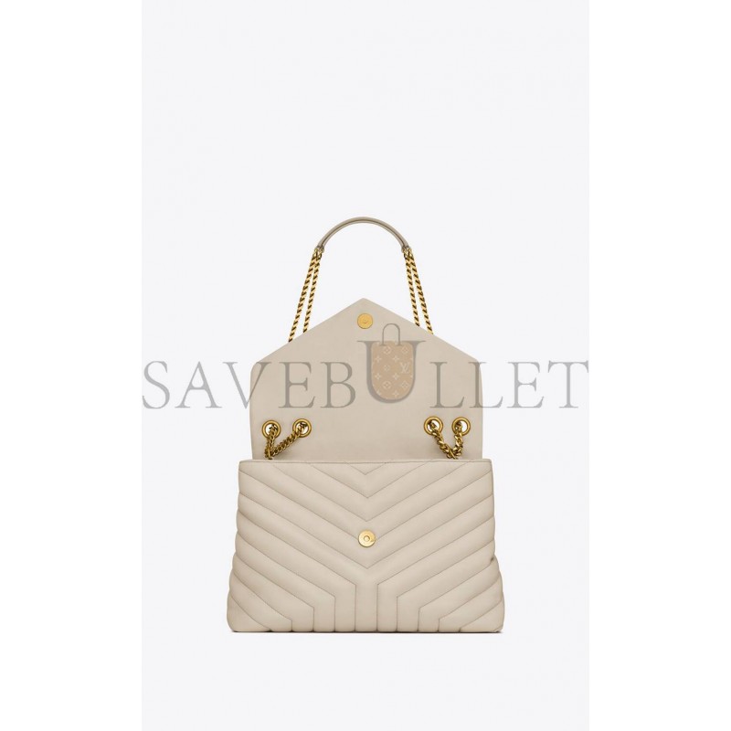 YSL LOULOU MEDIUM CHAIN BAG IN QUILTED LEATHER 574946DV7279207 (32*22*12cm)