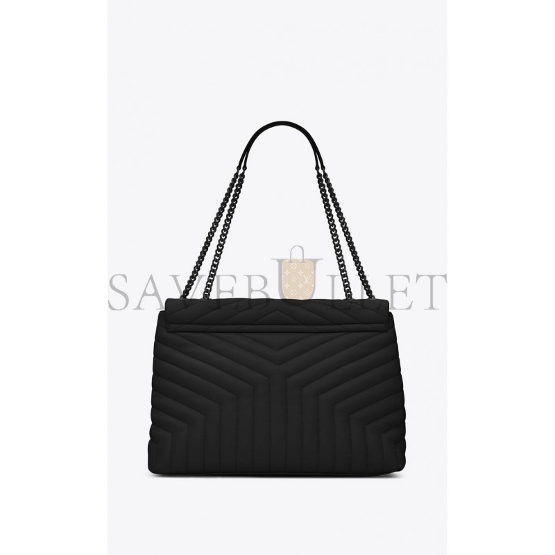 YSL LOULOU LARGE CHAIN BAG IN QUILTED LEATHER 574947DV7281000 (38*27*14cm)