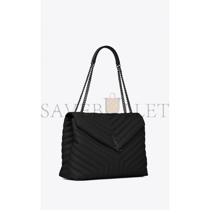 YSL LOULOU LARGE CHAIN BAG IN QUILTED LEATHER 574947DV7281000 (38*27*14cm)