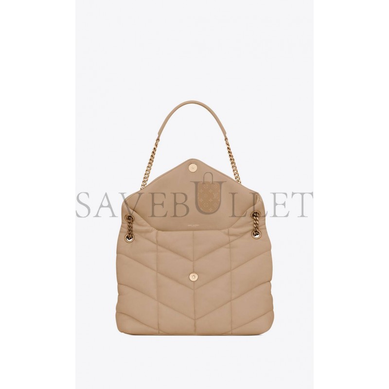 YSL PUFFER MEDIUM CHAIN BAG IN QUILTED LAMBSKIN 5774751EL072721 (35*23*13.5cm)