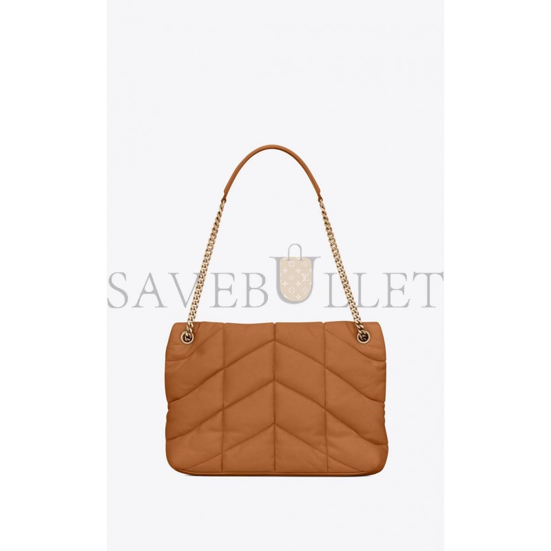 YSL PUFFER MEDIUM CHAIN BAG IN QUILTED LAMBSKIN 5774751EL077724 (35*23*13.5cm)