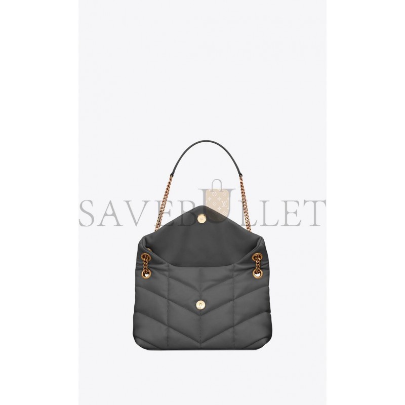 YSL PUFFER SMALL CHAIN BAG IN QUILTED LAMBSKIN 5774761EL071112 (29*17*11cm)