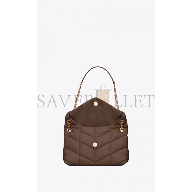 YSL PUFFER SMALL CHAIN BAG IN QUILTED LAMBSKIN 5774761EL072851 (29*17*11cm)