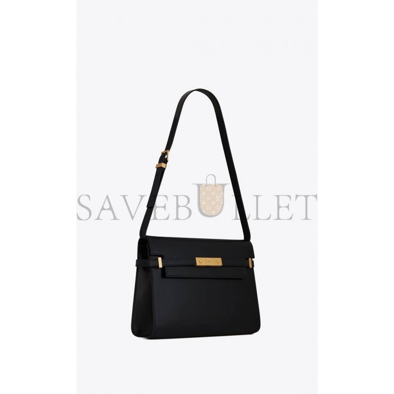 YSL MANHATTAN SHOULDER BAG IN BOX SAINT LAURENT LEATHER 5792710SX0W1000 (29*20*7.5cm)