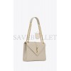 YSL ENVELOPE LARGE BAG IN MIX MATELASS&EACUTE; GRAIN DE POUDRE EMBOSSED LEATHER 600166BOW919207 (31*22*7.5cm)