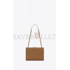 YSL ENVELOPE MEDIUM CHAIN BAG IN MIX MATELASS&EACUTE; GRAIN DE POUDRE EMBOSSED LEATHER 600185BOW973334 (24*17.5*6cm)