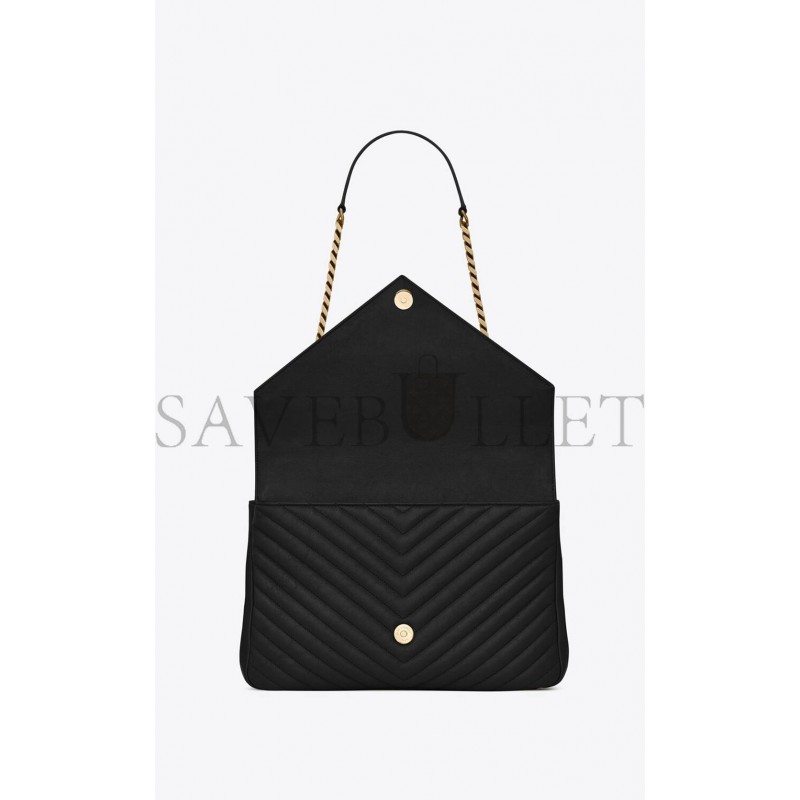 YSL COLLEGE LARGE CHAIN BAG IN QUILTED LEATHER 600278BRM071000 (32*20*8.5cm)