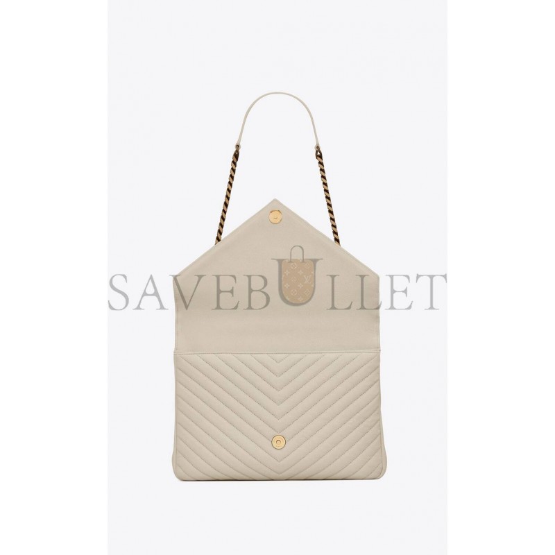 YSL COLLEGE LARGE CHAIN BAG IN QUILTED LEATHER 600278BRM079207 (32*20*8.5cm)