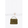 YSL COLLEGE MEDIUM IN QUILTED SUEDE 6002791U8073206 (24*17*6.5cm)