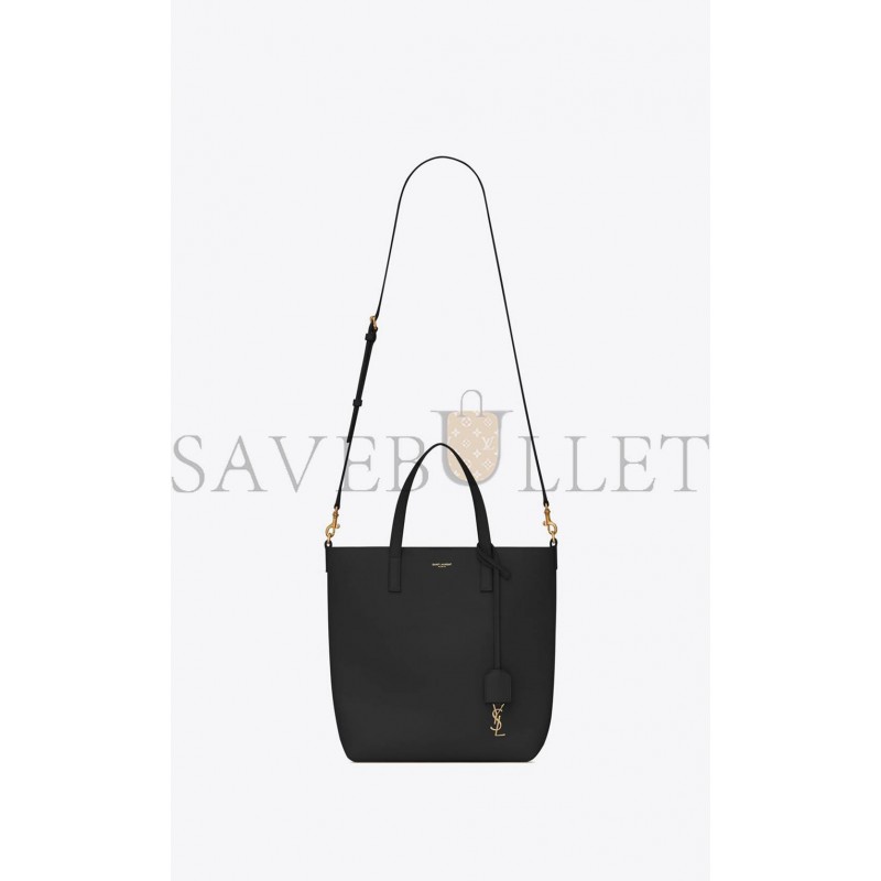 YSL SHOPPING SAINT LAURENT TOY IN SUPPLE LEATHER 600307CSV0J1000 (28*25*8cm)