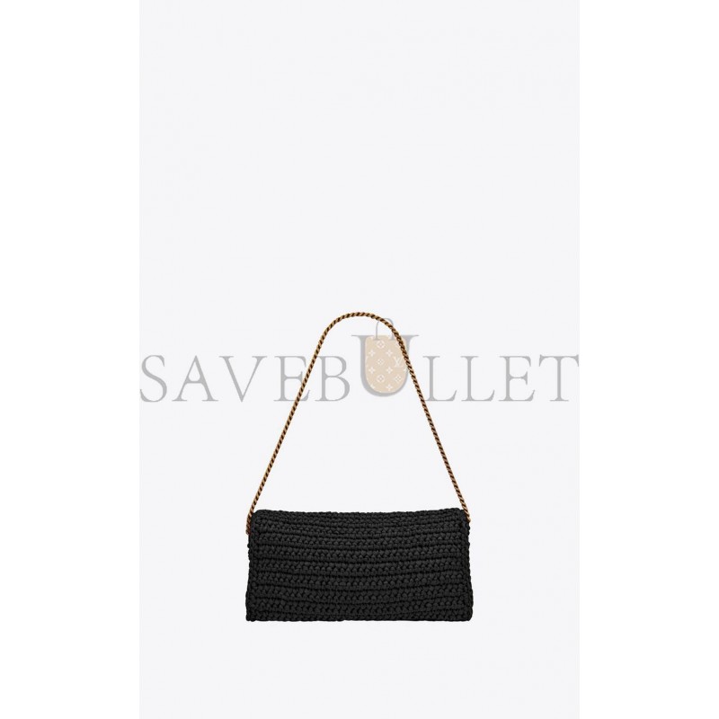 YSL KATE 99 CHAIN BAG WITH TASSEL IN RAFFIA 604276GG66W1000 (48*36*16cm)