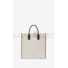 YSL RIVE GAUCHE NS SHOPPING BAG IN LINEN AND COTTON 6316829J52E9280 (39*38*17cm)