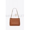 YSL NIKI MEDIUM CHAIN BAG IN CRINKLED VINTAGE LEATHER 6331581YG072522 (28*20*8.5cm)