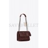 YSL NIKI BABY CHAIN BAG IN CRINKLED VINTAGE LEATHER 6331600EN046475 (21*16*7.5cm)