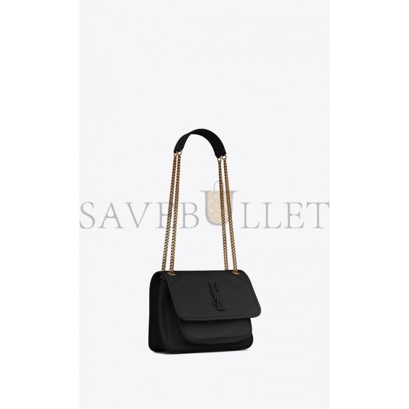 YSL NIKI BABY CHAIN BAG IN LAMBSKIN 6331601EL071000 (21*16*7.5cm)