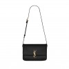 YSL SOLFERINO MEDIUM SATCHEL IN BOX SAINT LAURENT LEATHER 6343050SX0W1000 (23*16*6cm)