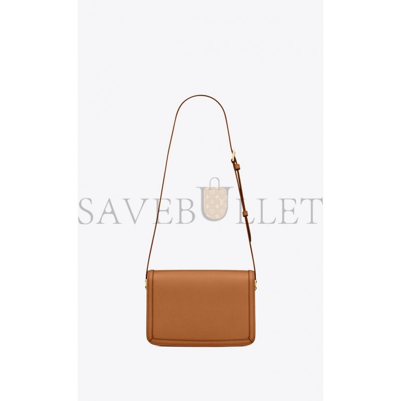 YSL  SOLFERINO MEDIUM SATCHEL IN BOX SAINT LAURENT LEATHER 6343050SX0W7724 (23*16*6cm)