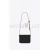 YSL SOLFERINO SMALL SATCHEL IN BOX SAINT LAURENT LEATHER 6343060SX0W1000 (19*13*5cm)